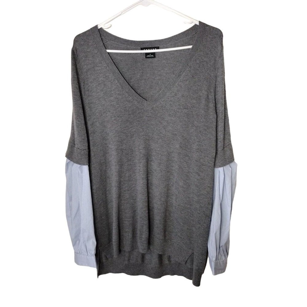 Trouve Sweater Womens Small Half Shirt Sleeve Style Oversized